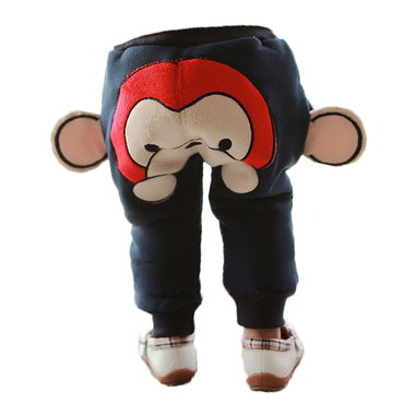 【6个月-3岁】儿童加绒加厚可爱大PP裤，舒适时尚