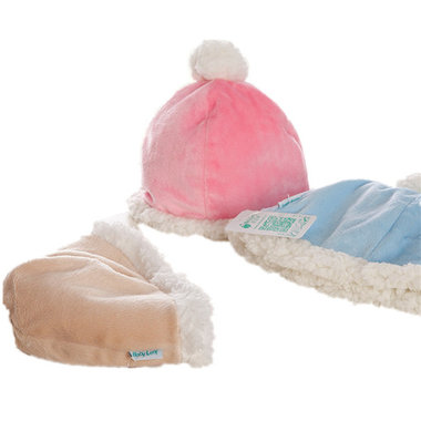 【1-8个月】婴儿冬季加厚帽子，宝宝保暖胎帽