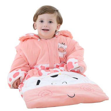 【1-4岁】婴儿睡袋礼品袋装，天鹅绒加厚，实用
