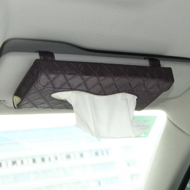 汽车遮阳板纸巾盒，方便实用，一车两用