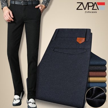 ZVPA冬季加绒保暖，韩版休闲裤