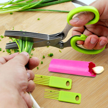 不锈钢剪刀，锋利耐用，轻松剪葱花