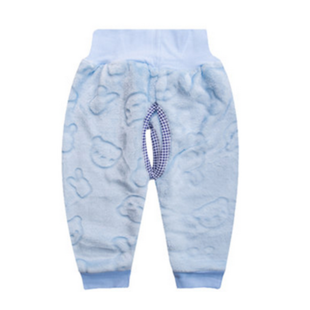 【6个月-2岁】宝宝法兰绒单件开裆裤，双面绒保暖