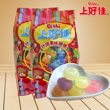 什锦味水果糖500g*2包，独立包装，方便携带