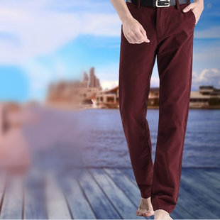 男士修身直筒小脚休闲裤，尺码可咨询在线客服 