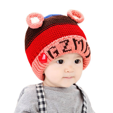 【6个月-3岁】婴儿宝宝加绒帽子，面料舒服，加绒保暖