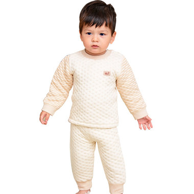 【0-3岁】彩棉加厚，无印染，无骨接缝，款式新颖，舒适保暖