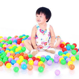 【6个月-6岁6个月】七色环保加厚，50球装，孩子喜爱