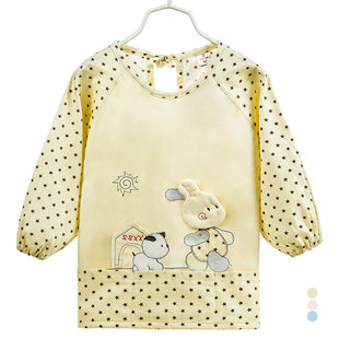 【9个月-3岁】珊瑚绒，高品质，防水，婴幼儿罩衣