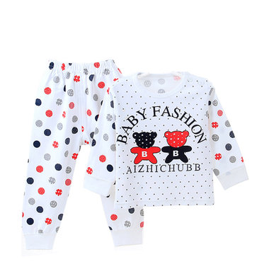 【2个月-4岁】婴儿内衣套装棉质，加厚保暖，面料柔软