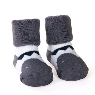 【0-3岁】宝宝加厚保暖毛圈袜子，非常的厚，整个冬天不怕冷