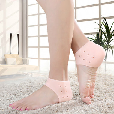 优质硅胶，保湿护足，韧性足套，实用