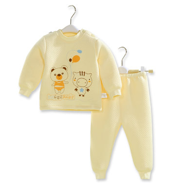 【1-3岁】加厚夹丝，保暖套装，宝宝冬季棉衣