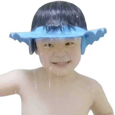 【0-4岁】红派娃宝宝洗头帽，防水护耳，可调大小