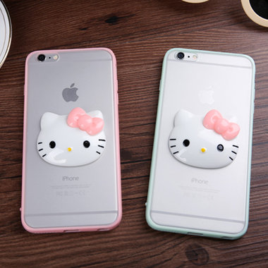 超萌kitty苹果手机壳，时尚可爱