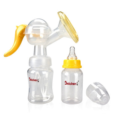 【适合孕产期】哺乳期妈妈使用手动吸奶器，贝晨产后手动式吸奶器