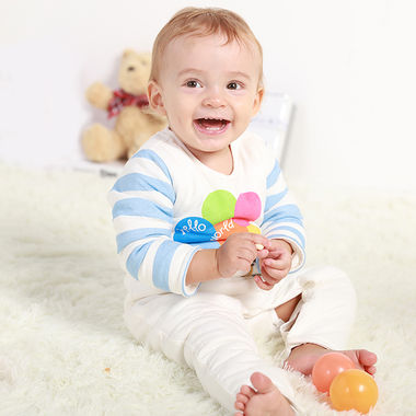 【0-1岁6个月】欧盟环保安全认证，棉质婴儿连体衣