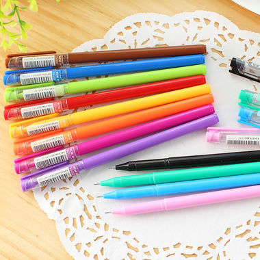 彩色中性笔12色，多种款式可选 