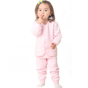 【3个月-3岁】三层保暖，面料柔软，南极人儿童保暖内衣套装