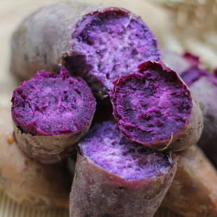 新鲜紫薯1000g，新鲜好吃，口感糯软